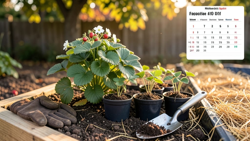 When Do You Plant Strawberries in Michigan: 4-Week Pre-Frost Window for Strong Root Growth