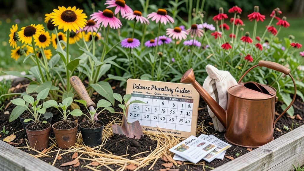 When to Plant Flowers in Delaware: USDA Zone 7b Planting Schedule With Frost Dates