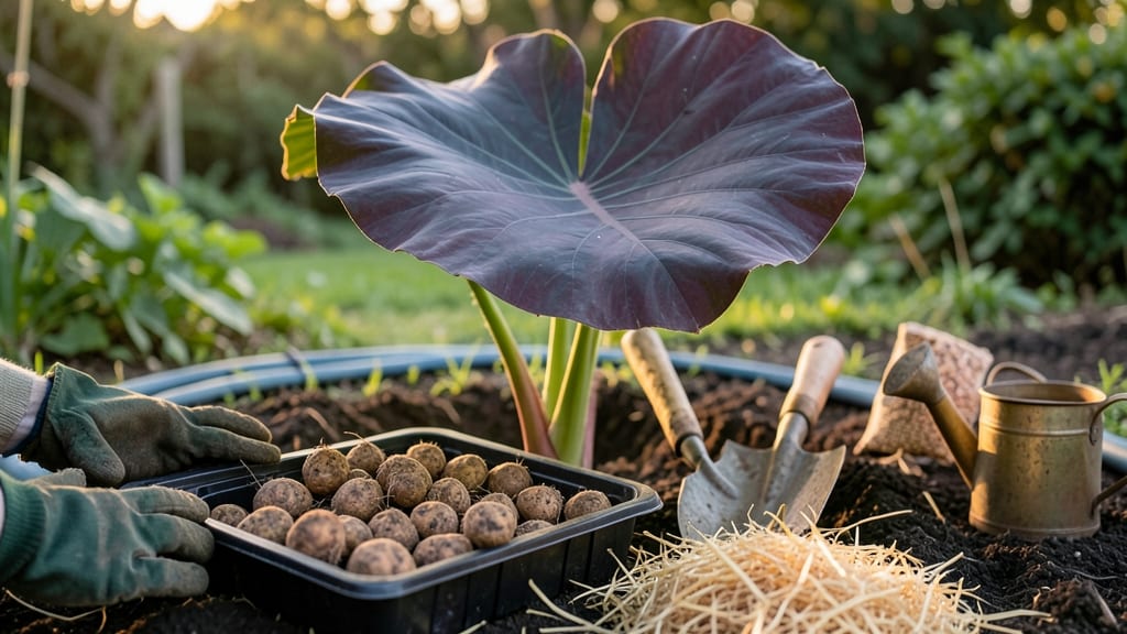 When to Plant Elephant Ear Bulbs in Georgia: Frost-Free Window by USDA Zones 7b-8a