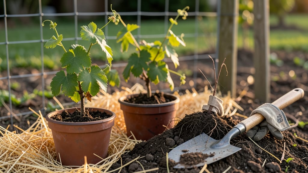 When to Plant Grapes in Illinois: USDA Zone 5B/6A Timing for Strong Canes